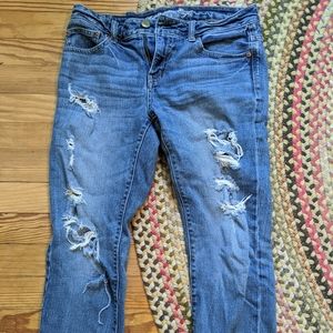 American Eagle ripped jeans
